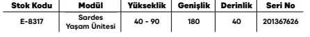 Sardes Yaşam Ünitesi ölçü ve modül bilgileri